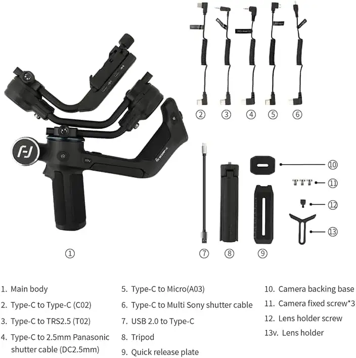 FeiyuTech SCORP-C Camera Stabilizer - 51rgcq1gbnl._ac_